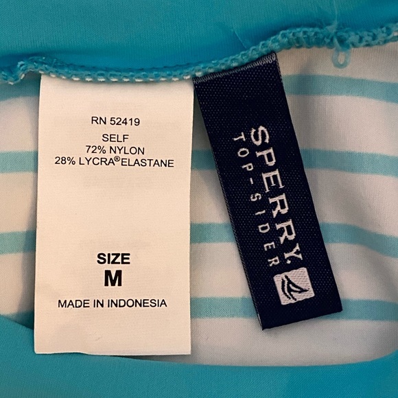 Sperry Top-Sider Red Stripe Rashguard - Picture 4 of 5